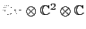 ${\mathbb{C}}_Y \otimes {\mathbb{C}}^2 \otimes {\mathbb{C}}$